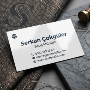 STANDART TEK YÜZ KARTVİZİT