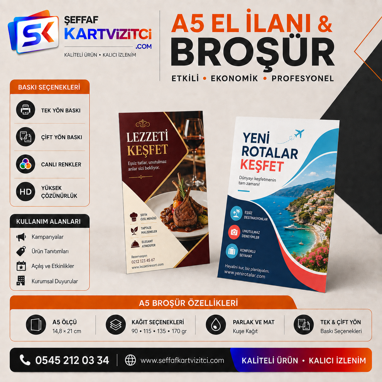 a5 broşür
