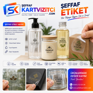 şeffaf etiket