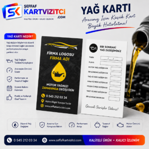 yağ kartı düz kesim