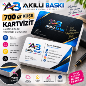 700 Gr Sıvamalı Kartvizit | Akıllı Baskı