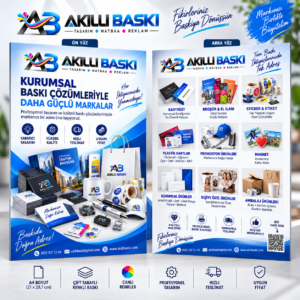 A4 broşür ve el ilanı 2