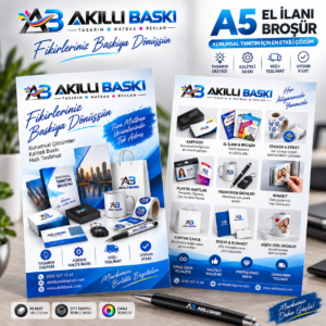 A5 broşür ve el ilanı