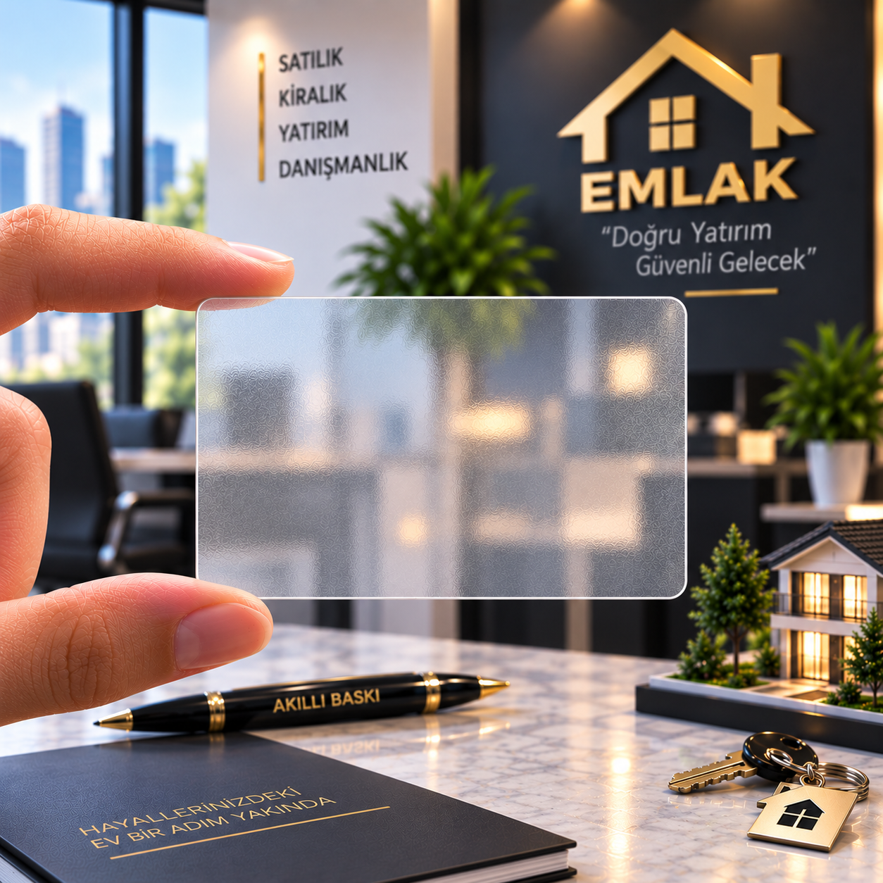 emlakçı kartvizit