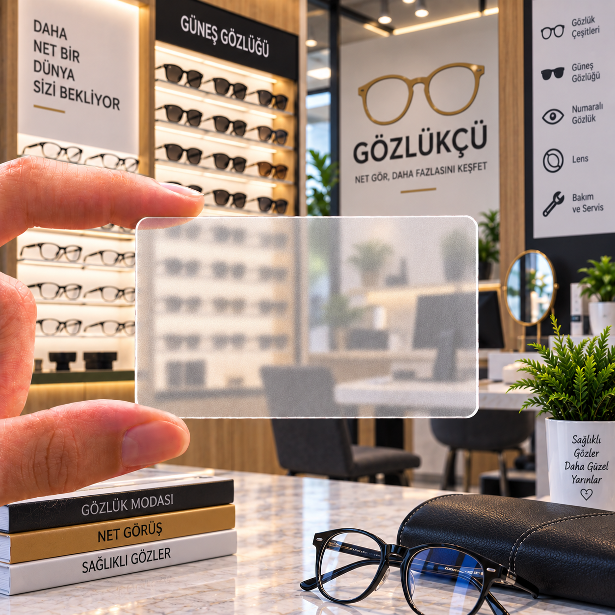 gözlükçü kartvizit