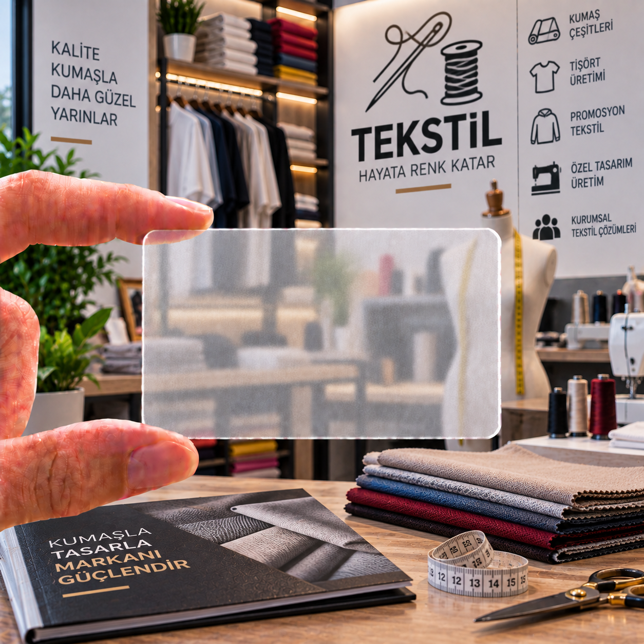 tekstil kartvizit